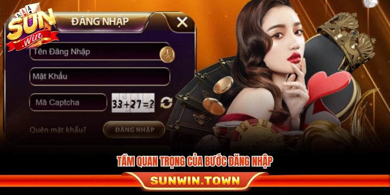 Đăng nhập là bước then chốt để truy cập các tính năng